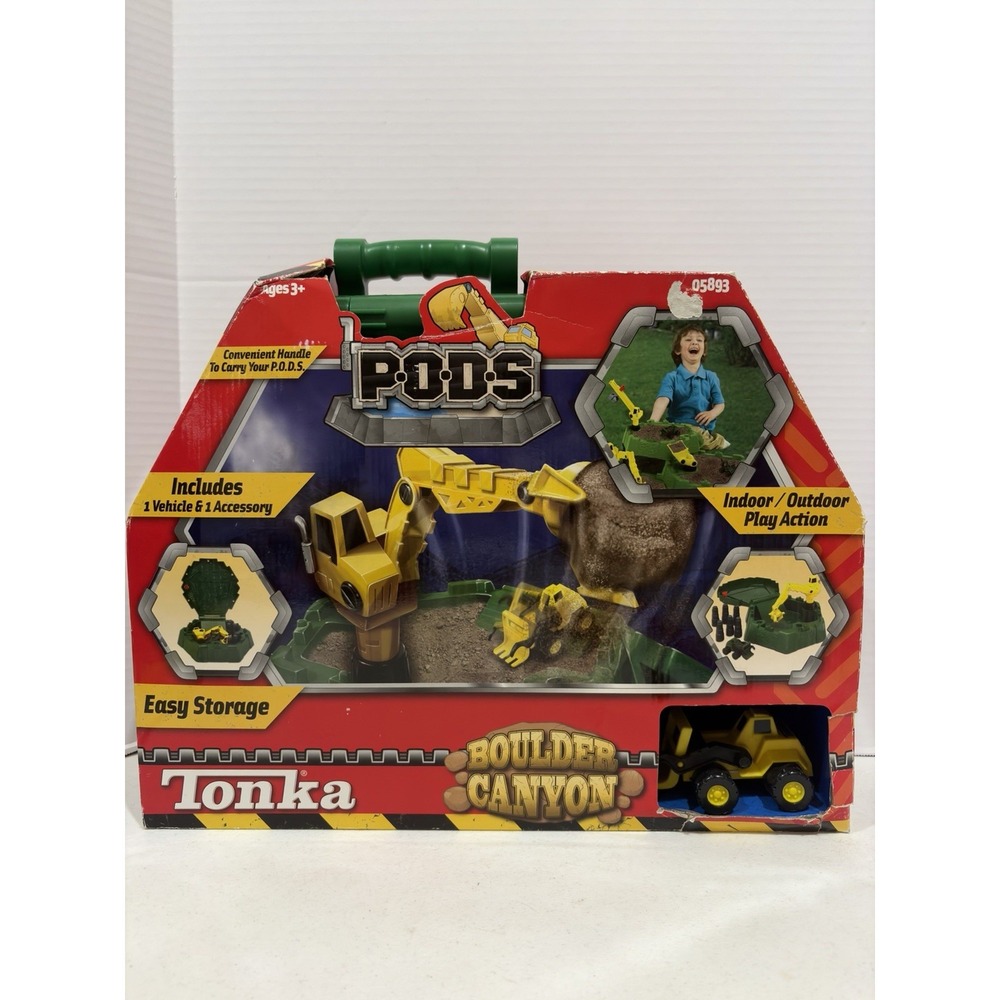 Tonka PODS Boulder Canyon Construction Playset 2008 New in Box #05893